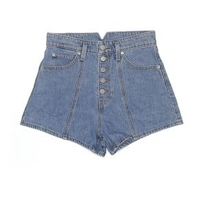 Levi's High-Waisted Blue Jean Shorts